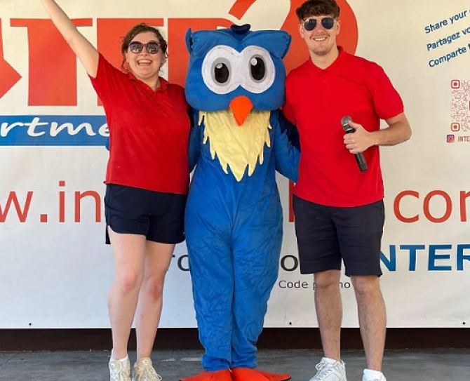 Children's animation with the Inti mascot