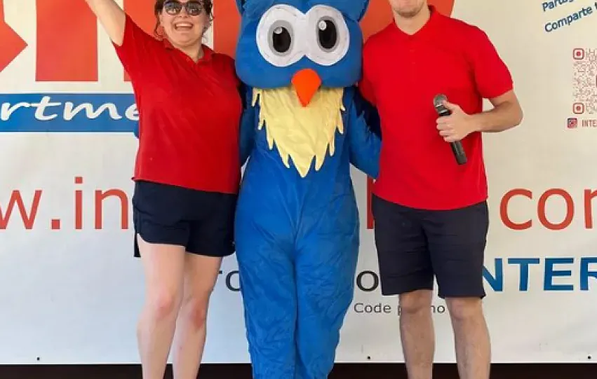 Animación infantil con la mascota Inti